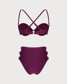 Women's Knitted Nylon Bikini Set Bikinis - RIHOAS