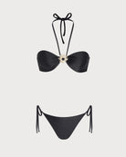 Women's Knitted Nylon Bikini Set Bikinis - RIHOAS