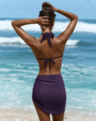 Women's Knitted Nylon Bikini Set - RIHOAS - 04