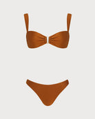 Women's Knitted Nylon Bikini Set - RIHOAS - 08