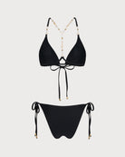 Women's Knitted Nylon Bikini Set Bikinis - RIHOAS
