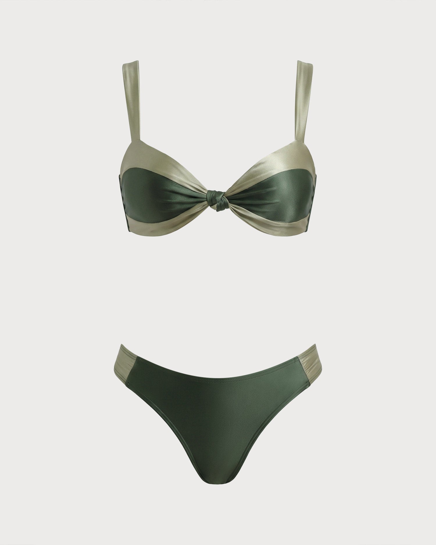 Women's Knitted Nylon Bikini Set - RIHOAS - 01