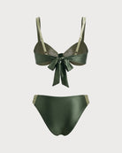 Women's Knitted Nylon Bikini Set - RIHOAS - 02