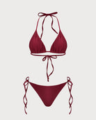 Women's Knitted Nylon Blended Bikini Sets Bikinis - RIHOAS