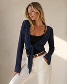 Women's Knitted Nylon Blouses - RIHOAS