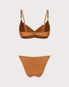 Women's Knitted Nylon Cross Bikini Set Bikinis - RIHOAS