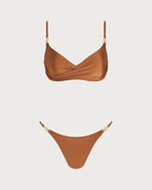 Women's Knitted Nylon Cross Bikini Set Bikinis - RIHOAS