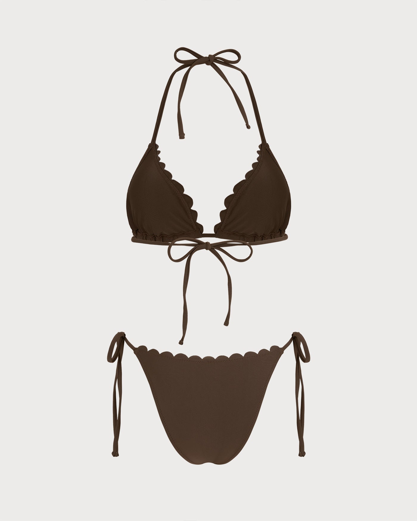 Women's Knitted Nylon Embroidered Bikini Set Bikinis - RIHOAS
