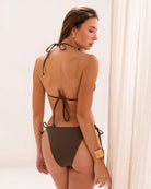 Women's Knitted Nylon Embroidered Bikini Set Bikinis - RIHOAS
