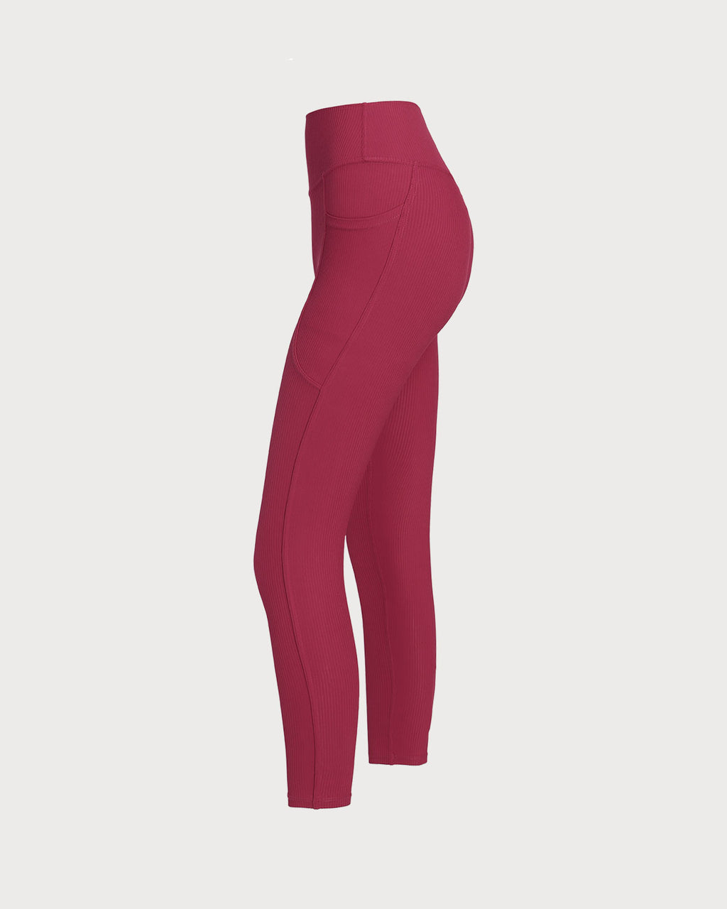 Women's Knitted Nylon High Waist Yoga Pants Yoga Bottoms - RIHOAS