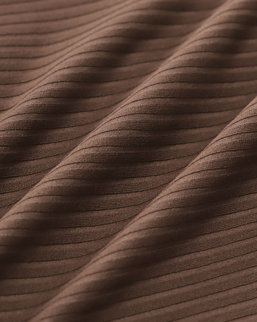 Brown Quick-drying High Waisted Yoga Leggings - RIHOAS