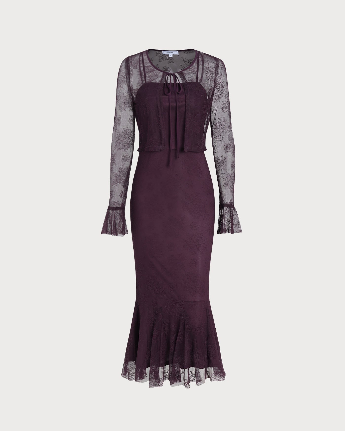 Women's Knitted Nylon Midi Dress Dresses - RIHOAS
