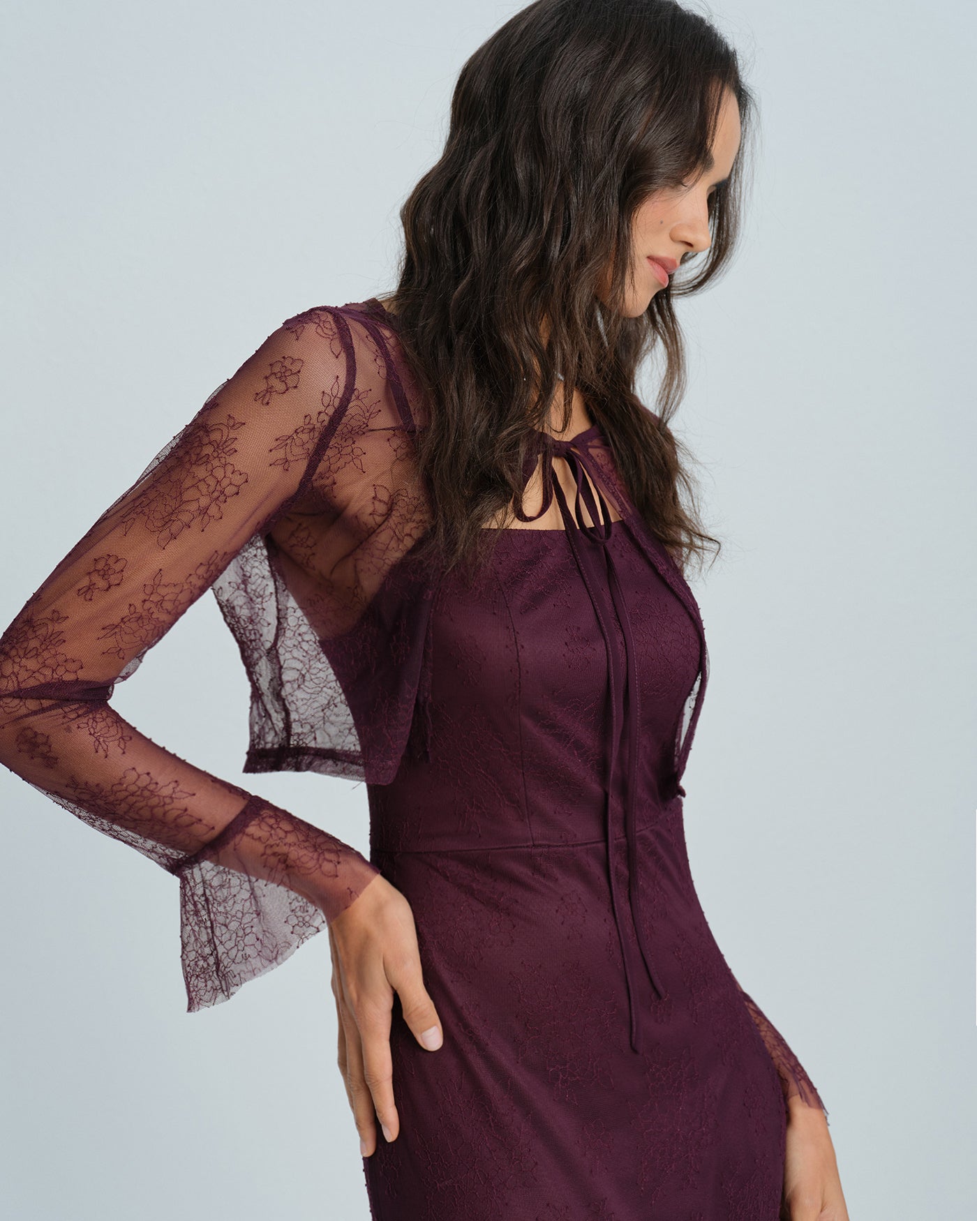 Women's Knitted Nylon Midi Dress Dresses - RIHOAS