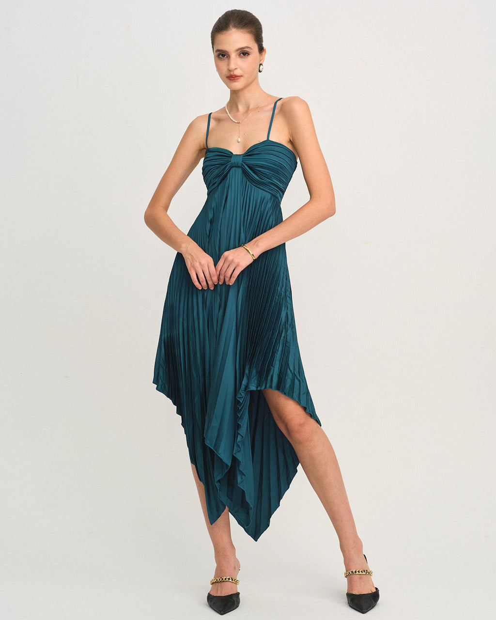 Women's Knitted Nylon Midi  Dress Dresses - RIHOAS