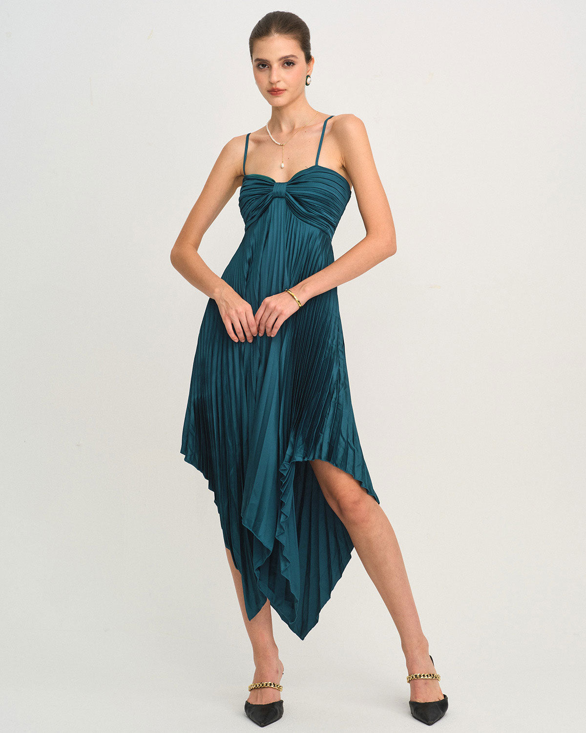 Women's Knitted Nylon Midi  Dress Dresses - RIHOAS