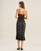 Women's Knitted Nylon Midi Dress Dresses - RIHOAS