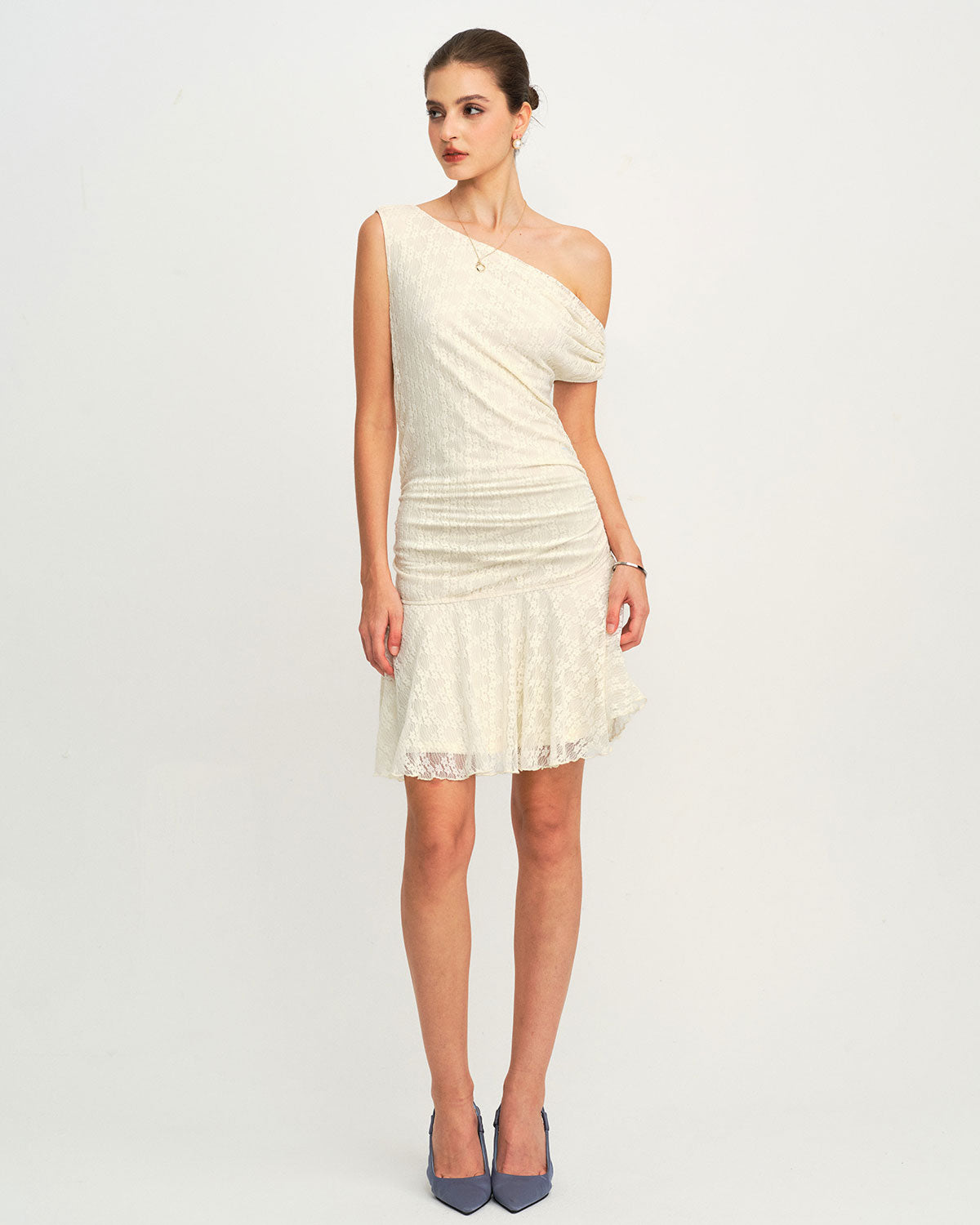 Women's Knitted Nylon Mini Dress Dresses - RIHOAS