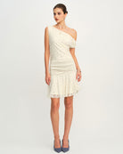Women's Knitted Nylon Mini Dress Dresses - RIHOAS