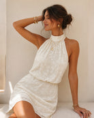 Women's Knitted Nylon Mini Dresses Dresses - RIHOAS