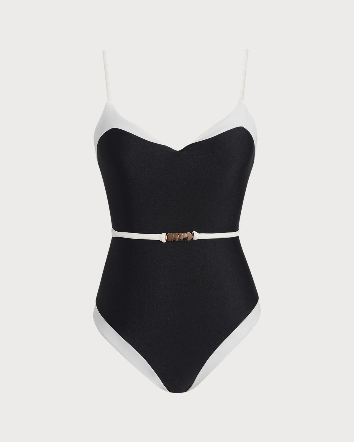 Women's Knitted Nylon One-Piece Black One-Pieces - RIHOAS