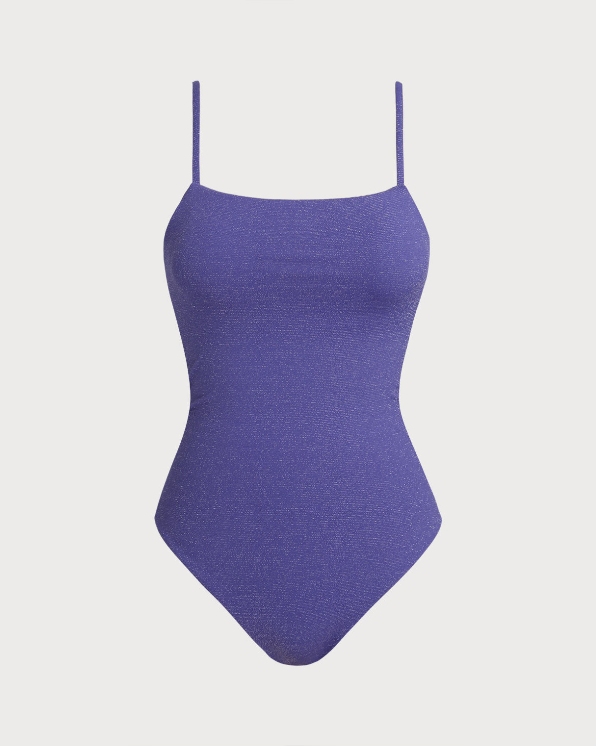 Women's Knitted Nylon One-Piece Swimsuit Blue One-Pieces - RIHOAS