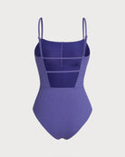 Women's Knitted Nylon One-Piece Swimsuit One-Pieces - RIHOAS