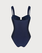 Women's Knitted Nylon One-Piece Swimsuit One-Pieces - RIHOAS