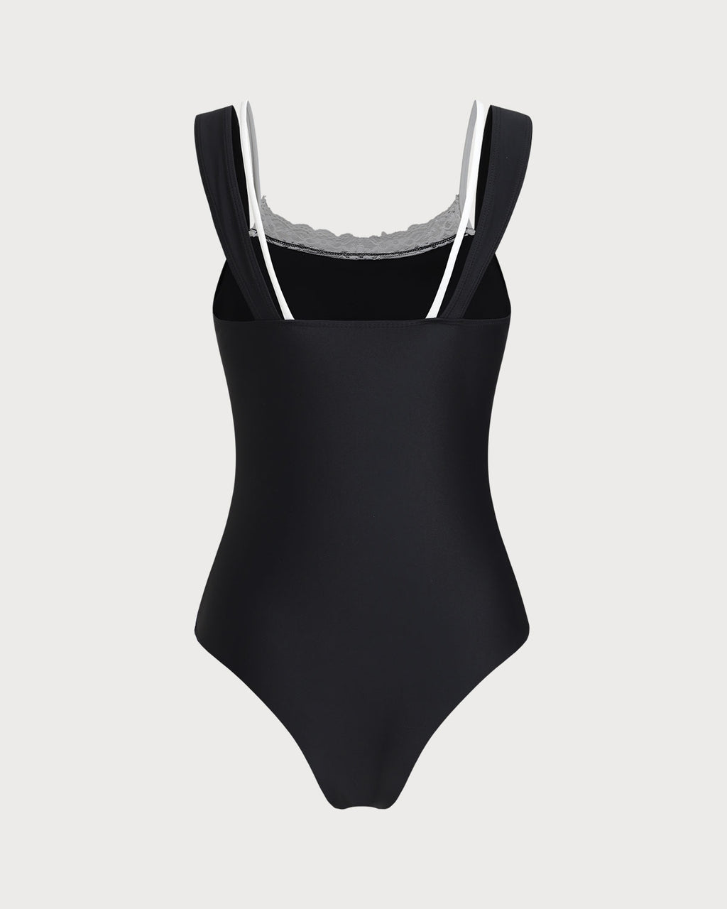Women's Knitted Nylon Spandex One-Piece Swimsuit One-Pieces - RIHOAS