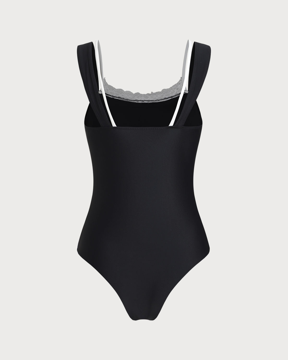 Women's Knitted Nylon Spandex One-Piece Swimsuit One-Pieces - RIHOAS