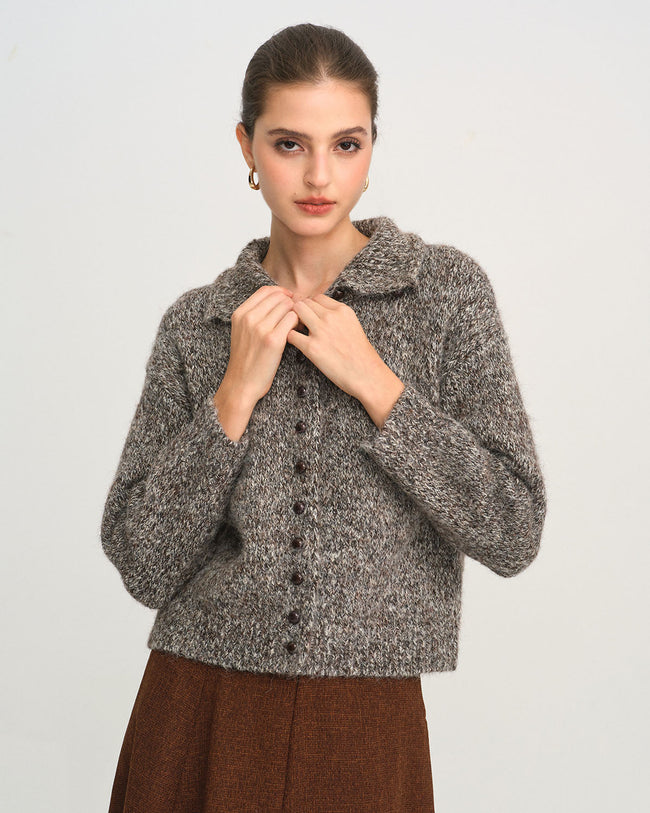 Women's Knitted Nylon Sweater Tops - RIHOAS