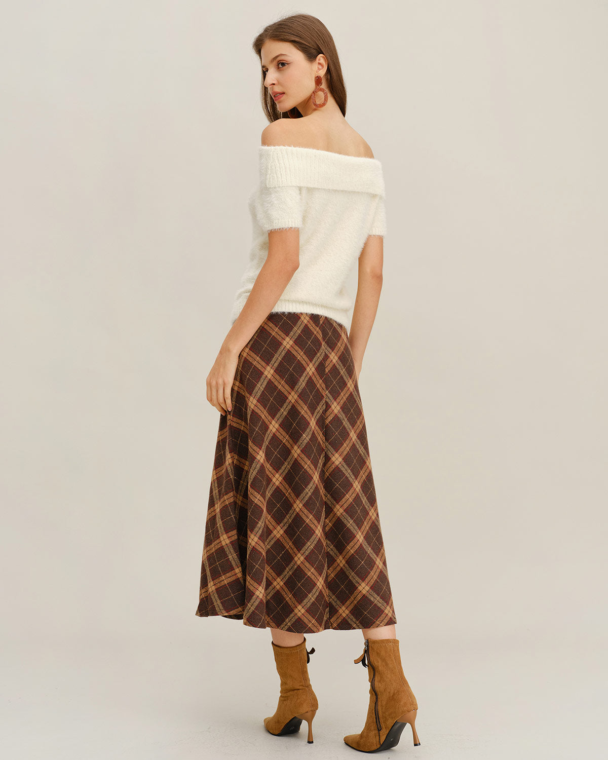 Women's Knitted Nylon Sweater Tops - RIHOAS