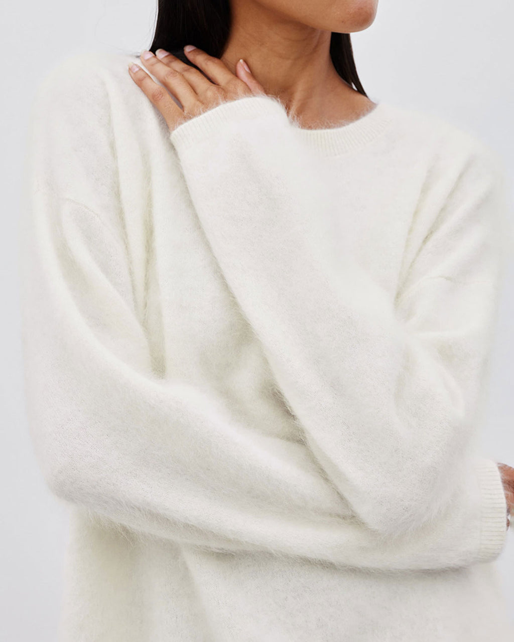 Women's Knitted Nylon Sweater Tops - RIHOAS