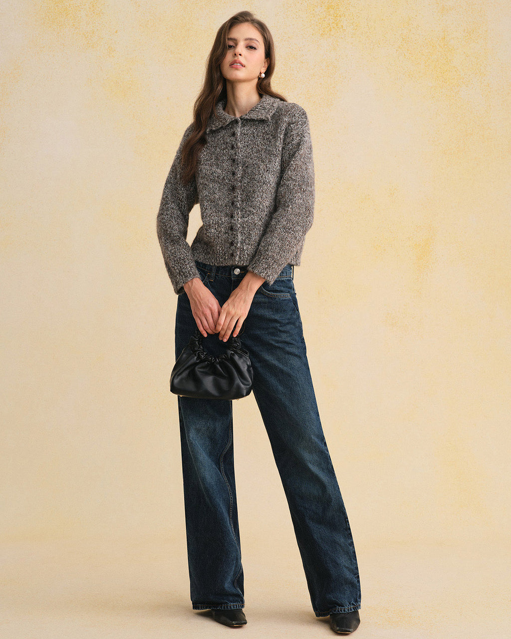 Women's Knitted Nylon Sweater Tops - RIHOAS