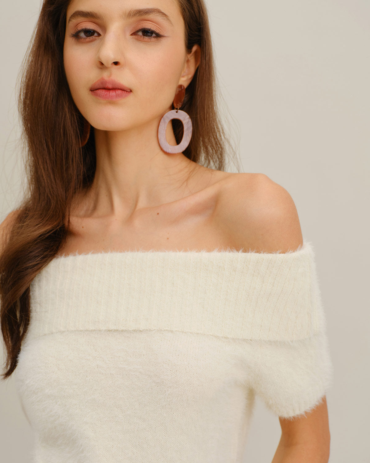 Women's Knitted Nylon Sweater Tops - RIHOAS