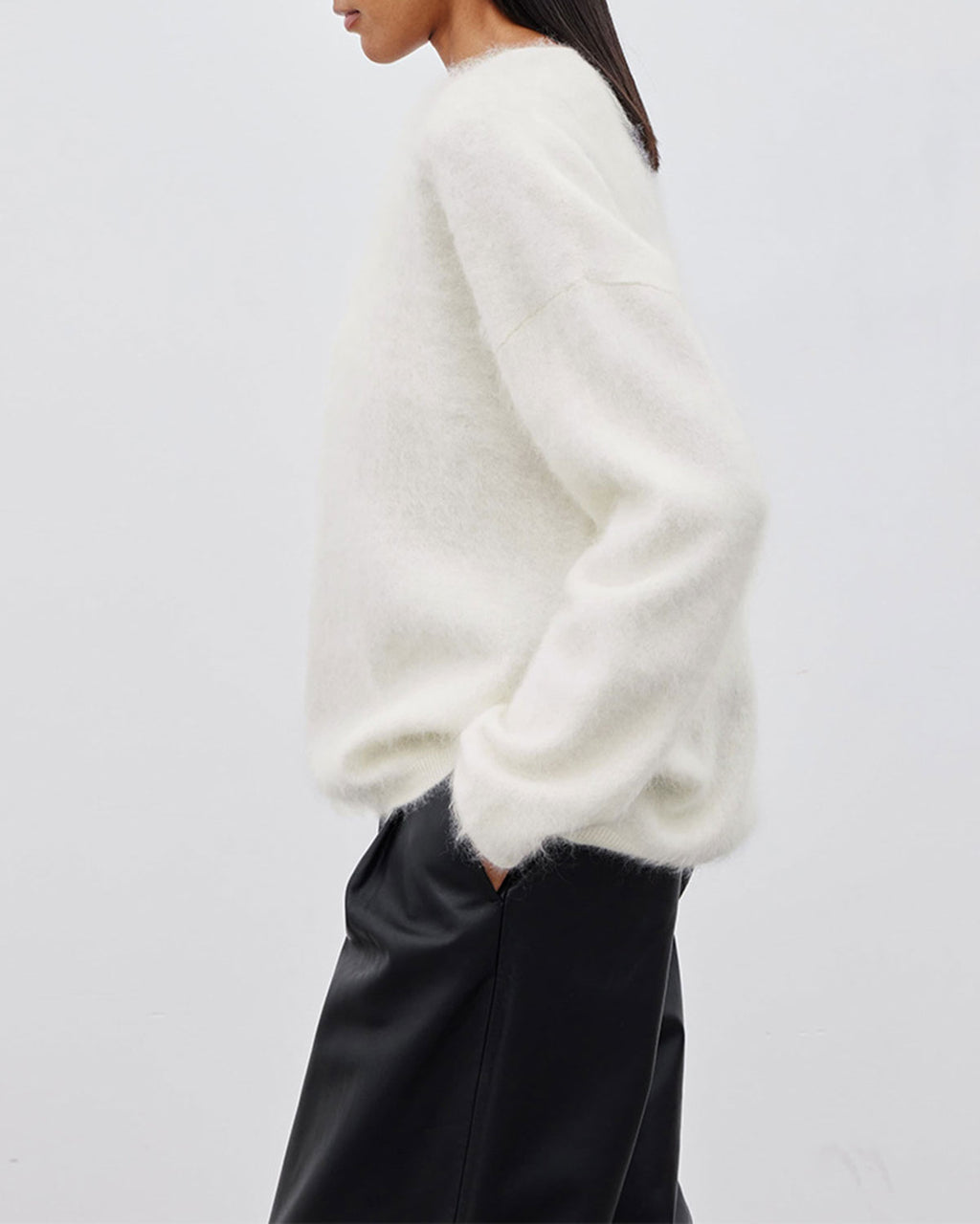 Women's Knitted Nylon Sweater Tops - RIHOAS