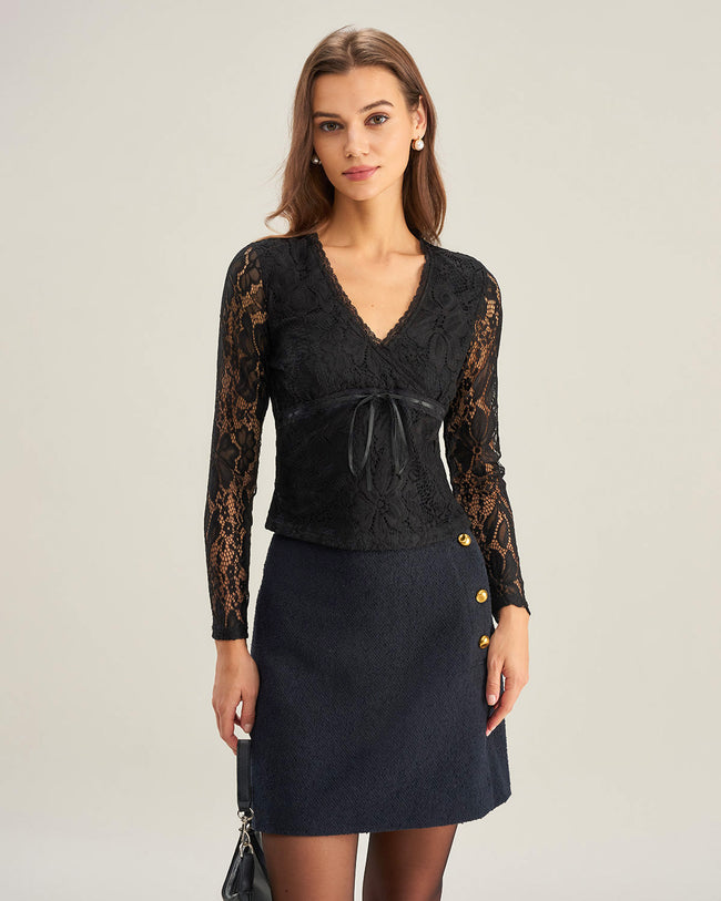 Women's Knitted Nylon Tees Tops - RIHOAS