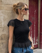Women's Knitted Nylon Tees - RIHOAS