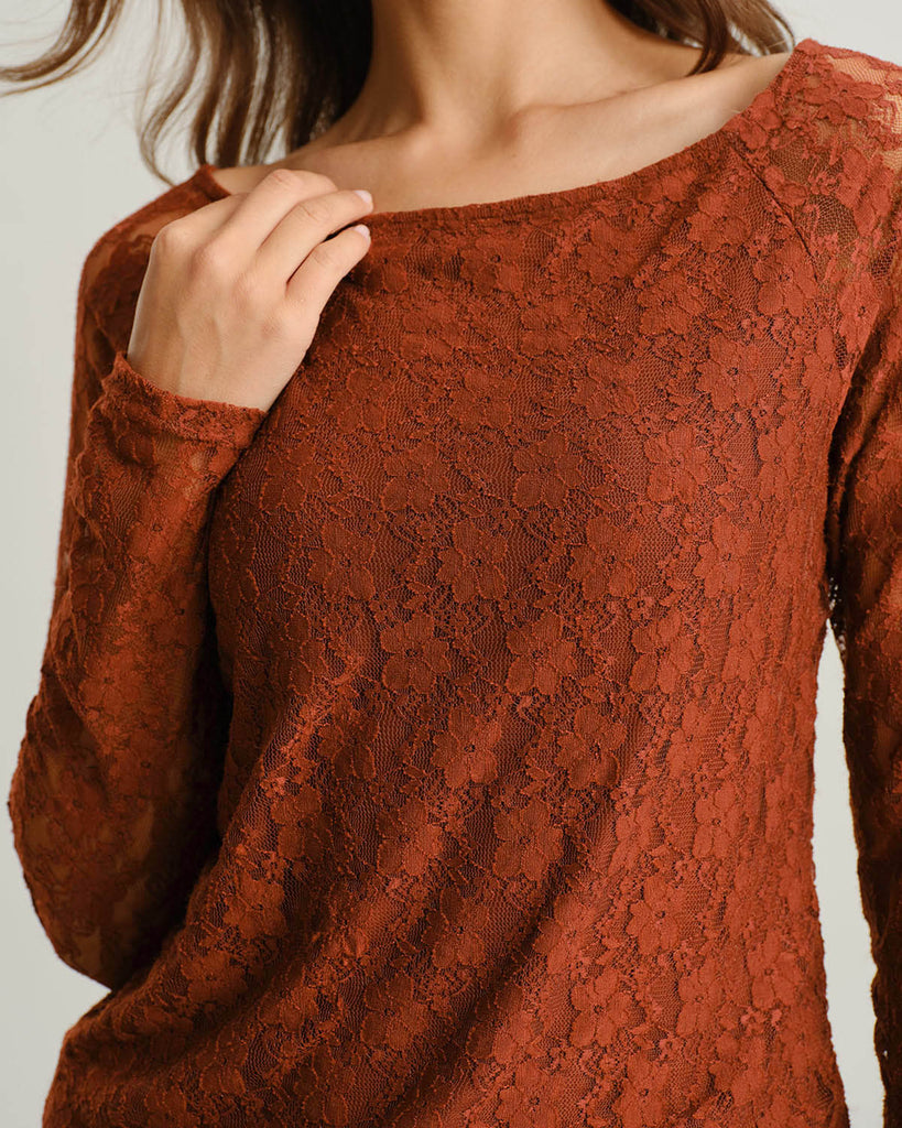 Women's Knitted Nylon Tees Tops - RIHOAS