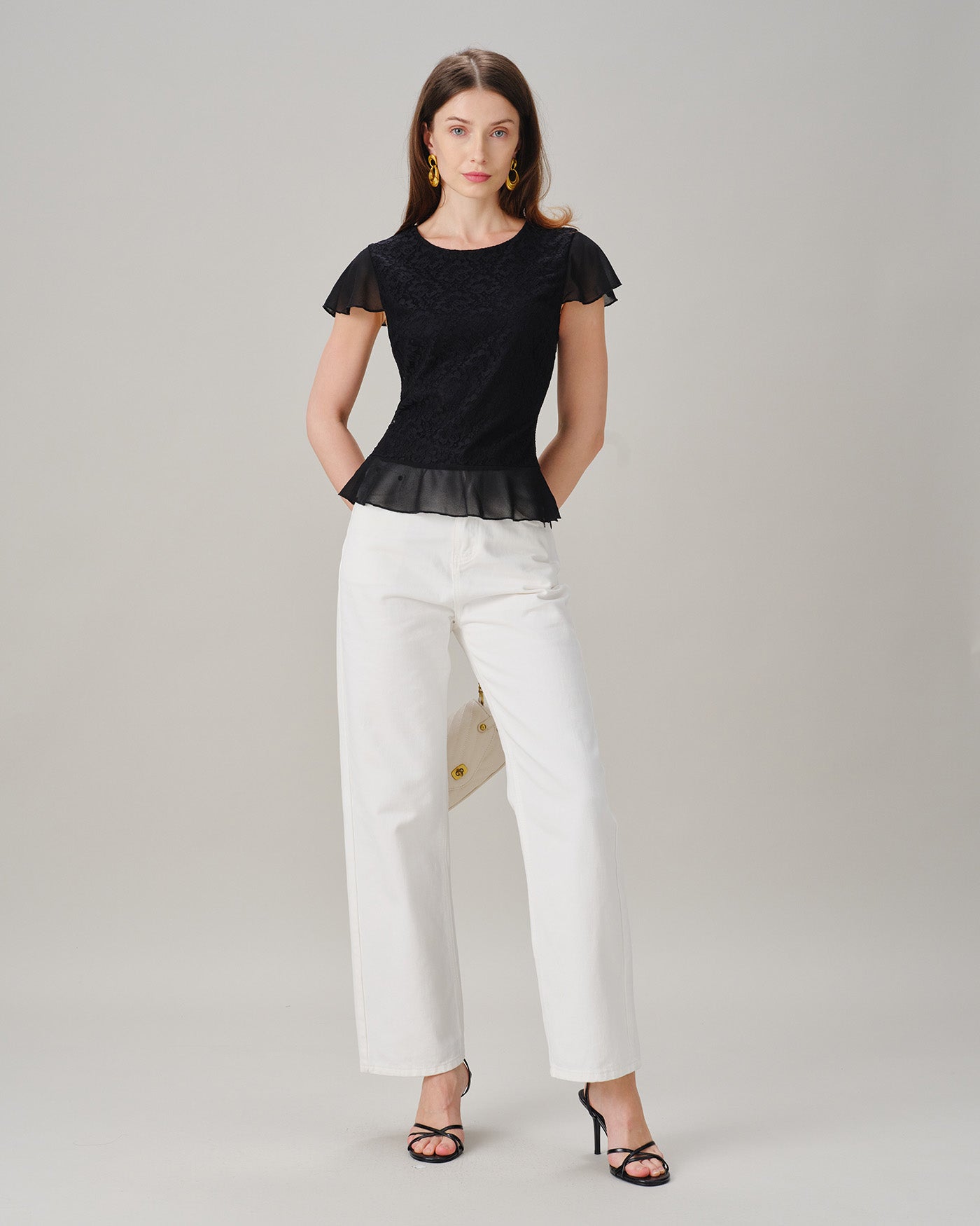 Women's Knitted Nylon Tees Tops - RIHOAS
