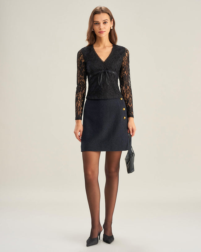 Women's Knitted Nylon Tees Tops - RIHOAS