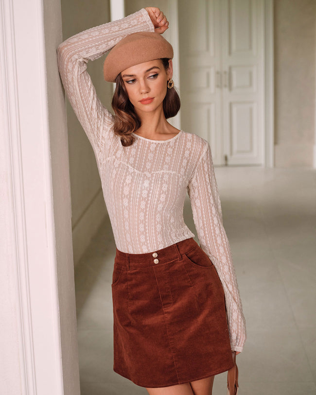 Women's Knitted Nylon Tees Tops - RIHOAS