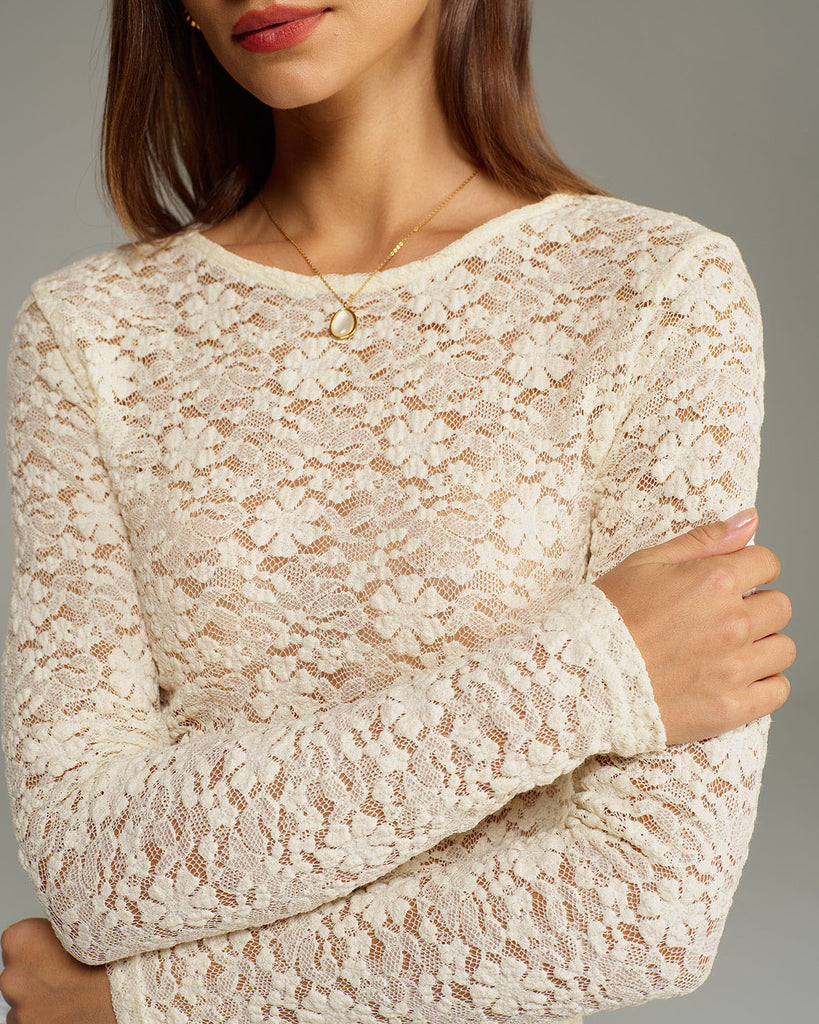 Women's Knitted Nylon Tees Tops - RIHOAS