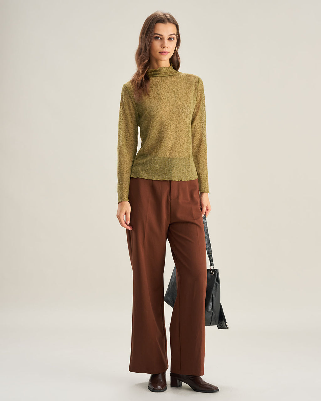 Women's Knitted Nylon Top Tops - RIHOAS