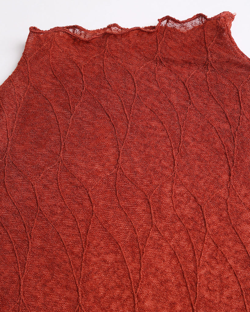Women's Knitted Nylon Top Tops - RIHOAS