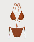Women's Knitted Nylon Trim Bikini Set Bikinis - RIHOAS