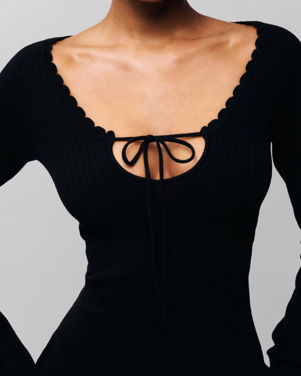 Women's Knitted Nylon Wool Dress Dresses - RIHOAS