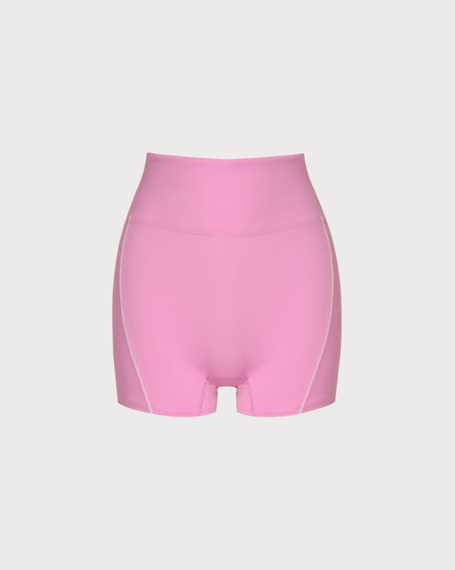 Pink High Stretch Yoga Pants - RIHOAS