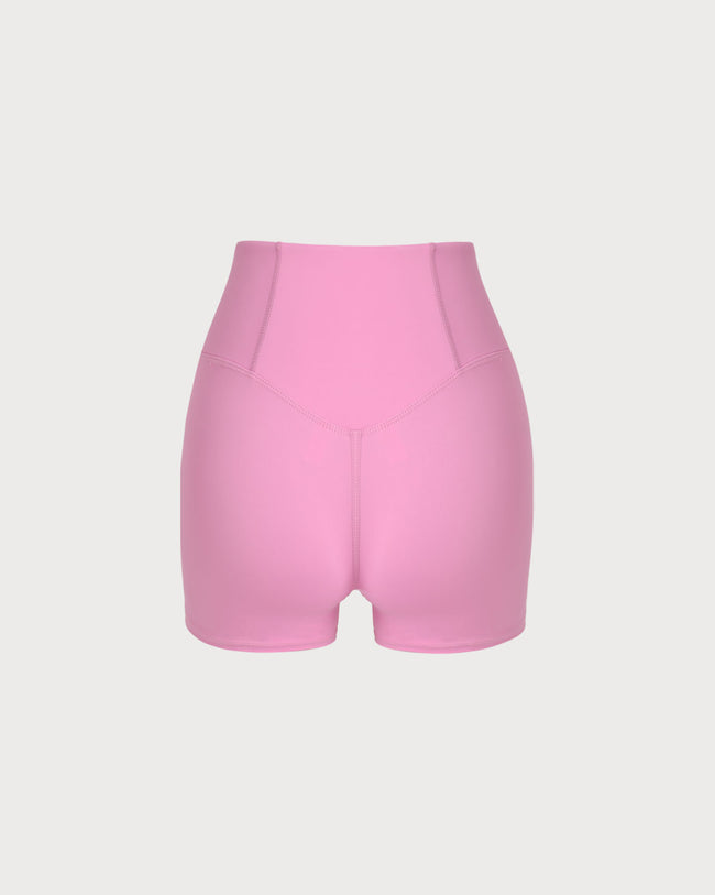 Pink High Stretch Yoga Pants - RIHOAS