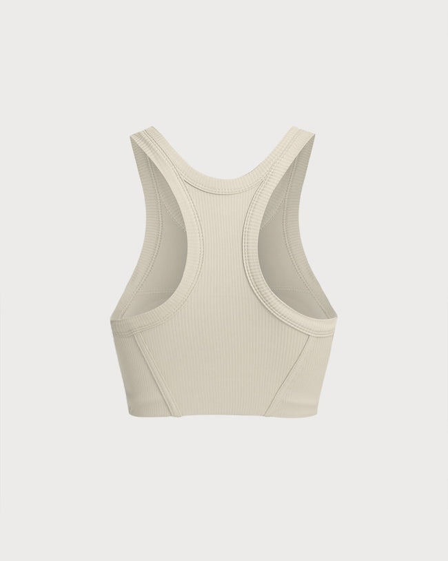 Women's Knitted Nylon Yoga Tank Top Yoga Tops - RIHOAS