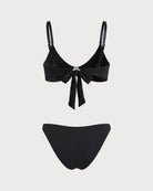 Women's Knitted Polyester Bikini Set - RIHOAS - 04